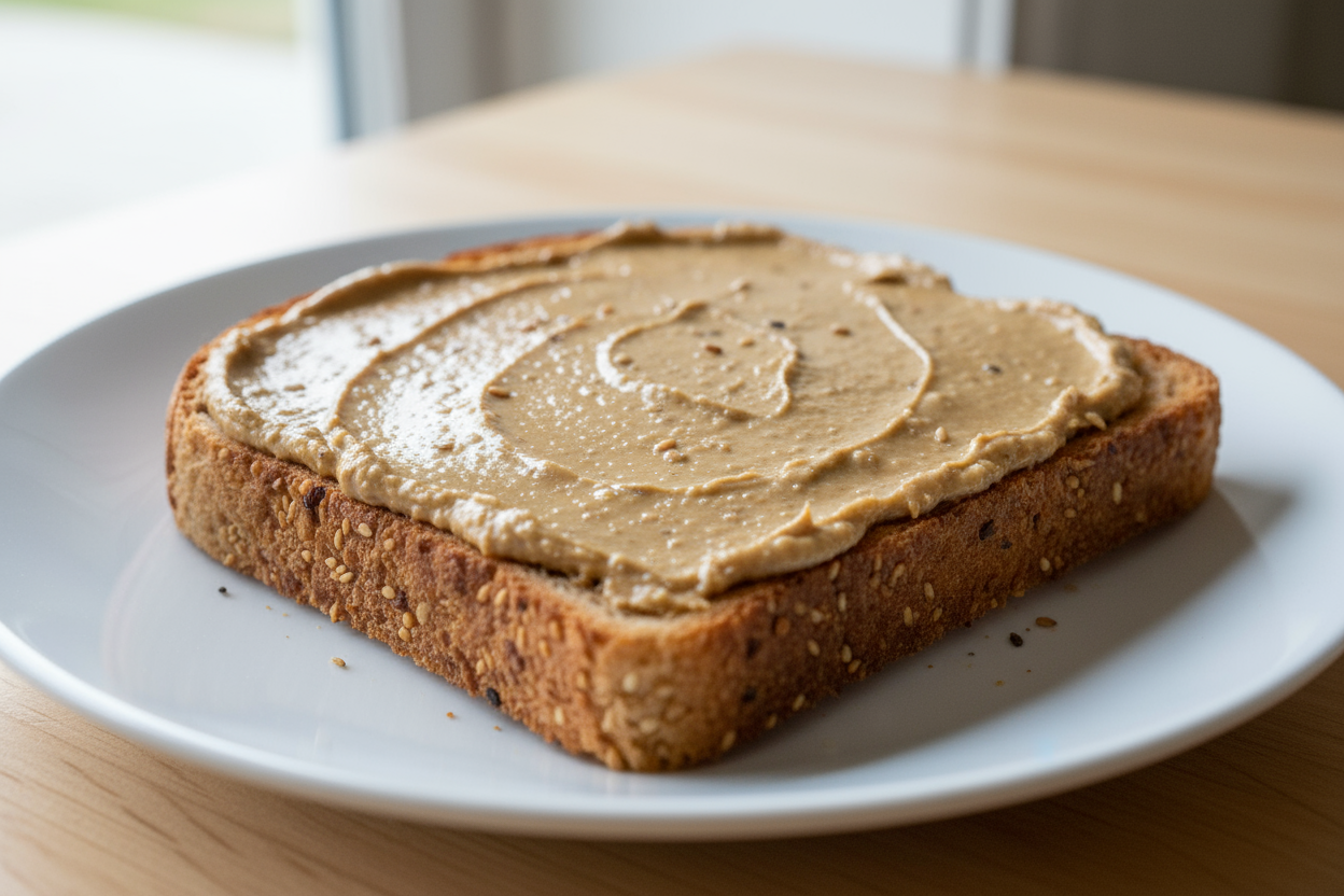 seed butter on toast
